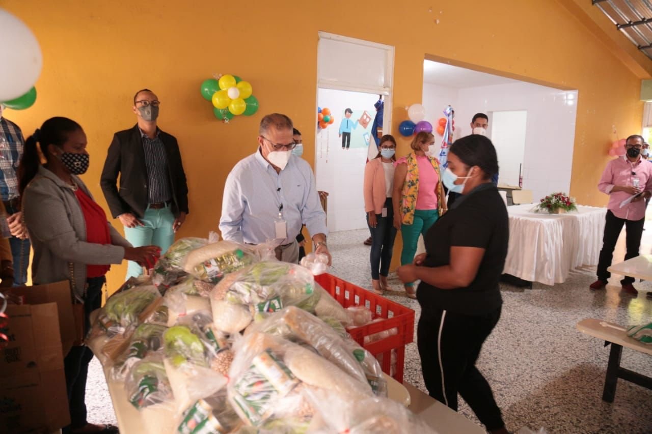 INABIE mantendrá entrega de alimentos crudos en el reinicio de las clases semipresenciales