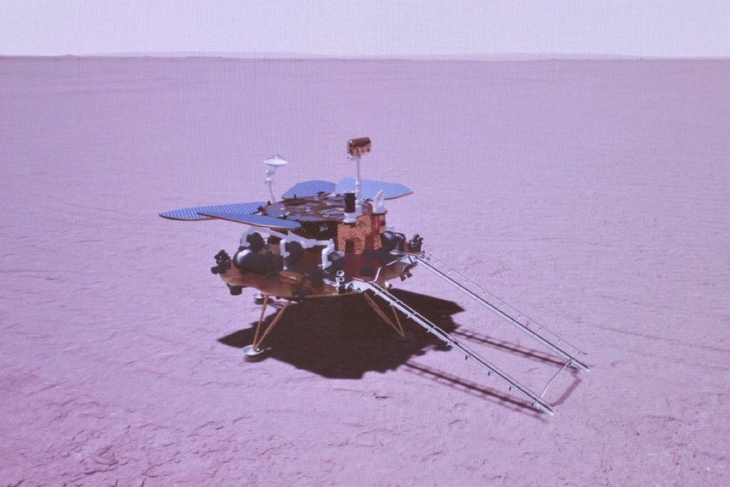 Sonda China Tianwen-1 aterriza en Marte de manera exitosa