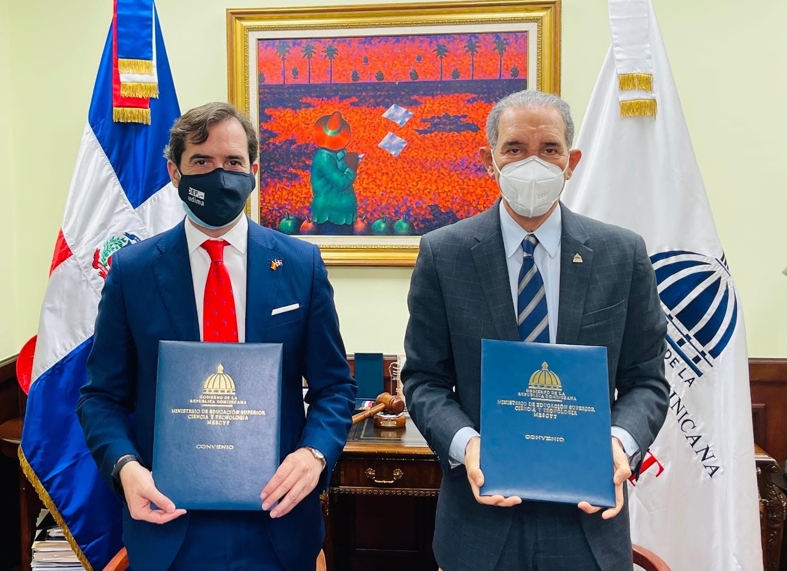 MESCYT y Universidad a Distancia de Madrid beneficiarán a estudiantes dominicanos con 200 becas para maestrías
