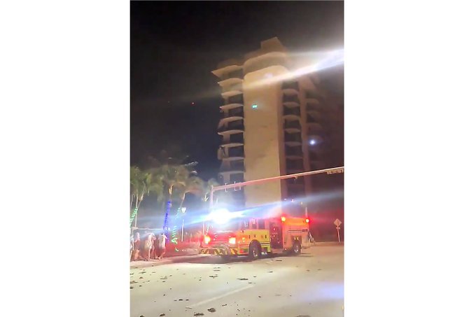 Derrumbe de un edificio en Miami activa los servicios de emergencias