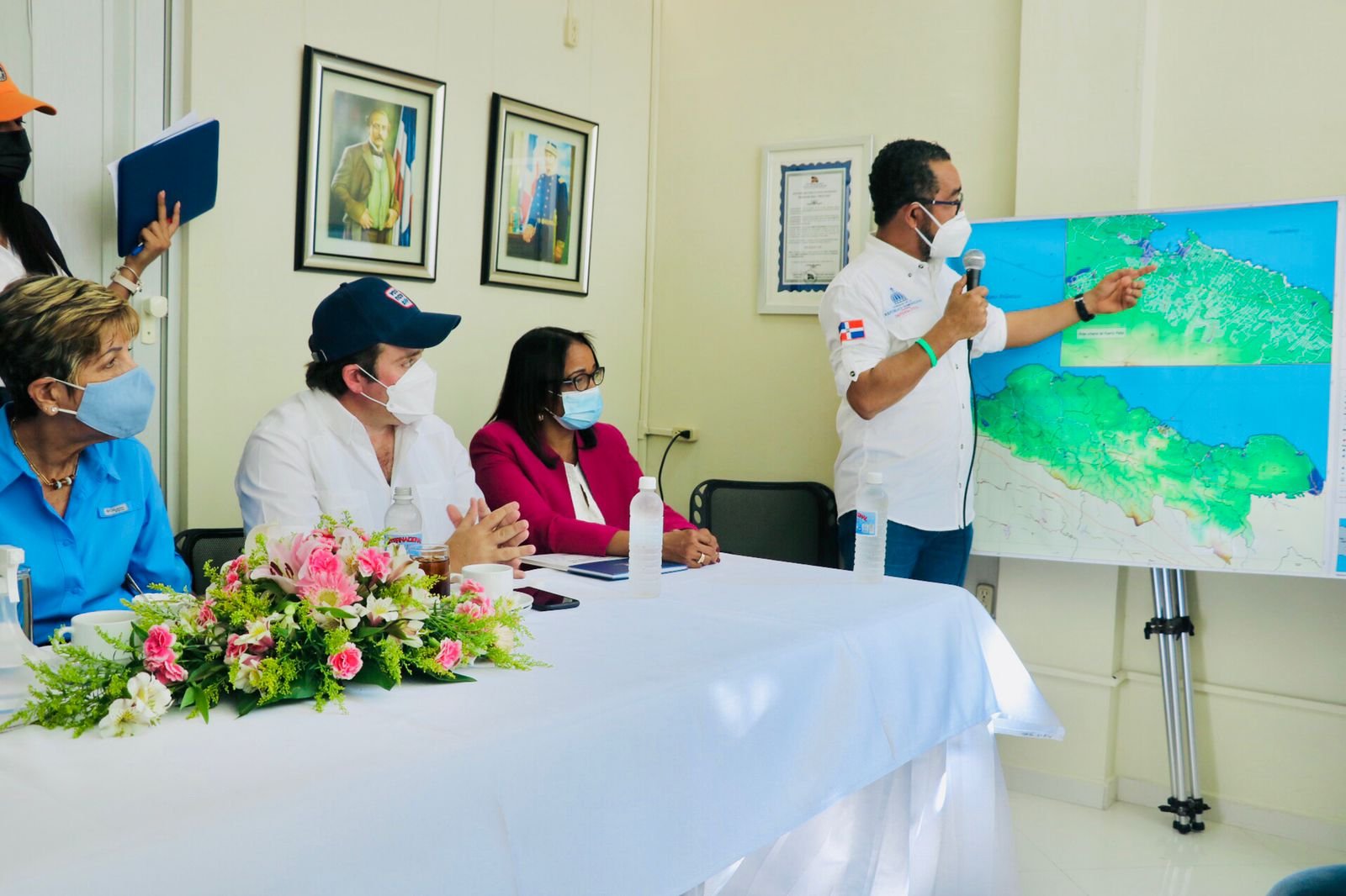 Defensa Civil entrega a autoridades perfil de vulnerabilidades en la provincia Puerto Plata