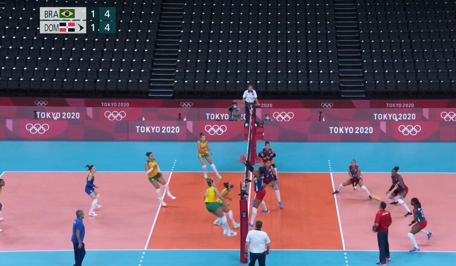 RD pierde ante Brasil en reñido partido