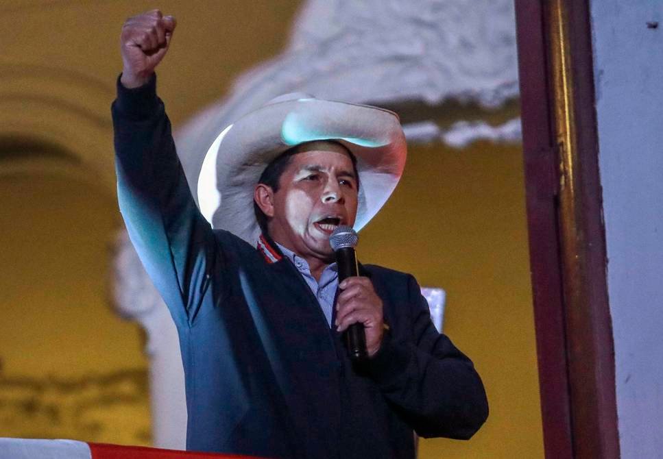 Pedro Castillo es oficialmente el presidente de Perú; tomará posesión el 28 de julio