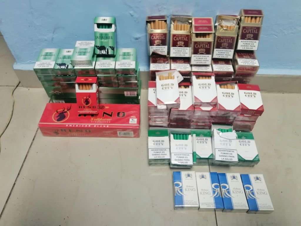 Policía incauta 2,356 unidades de cigarrillos se presumen falsos o traídos al país de contrabando