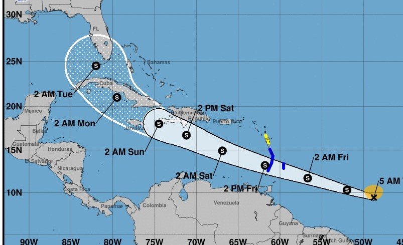 Se forma la tormenta tropical Elsa; para hoy Onamet prevé aguaceros por incidencia de vaguada