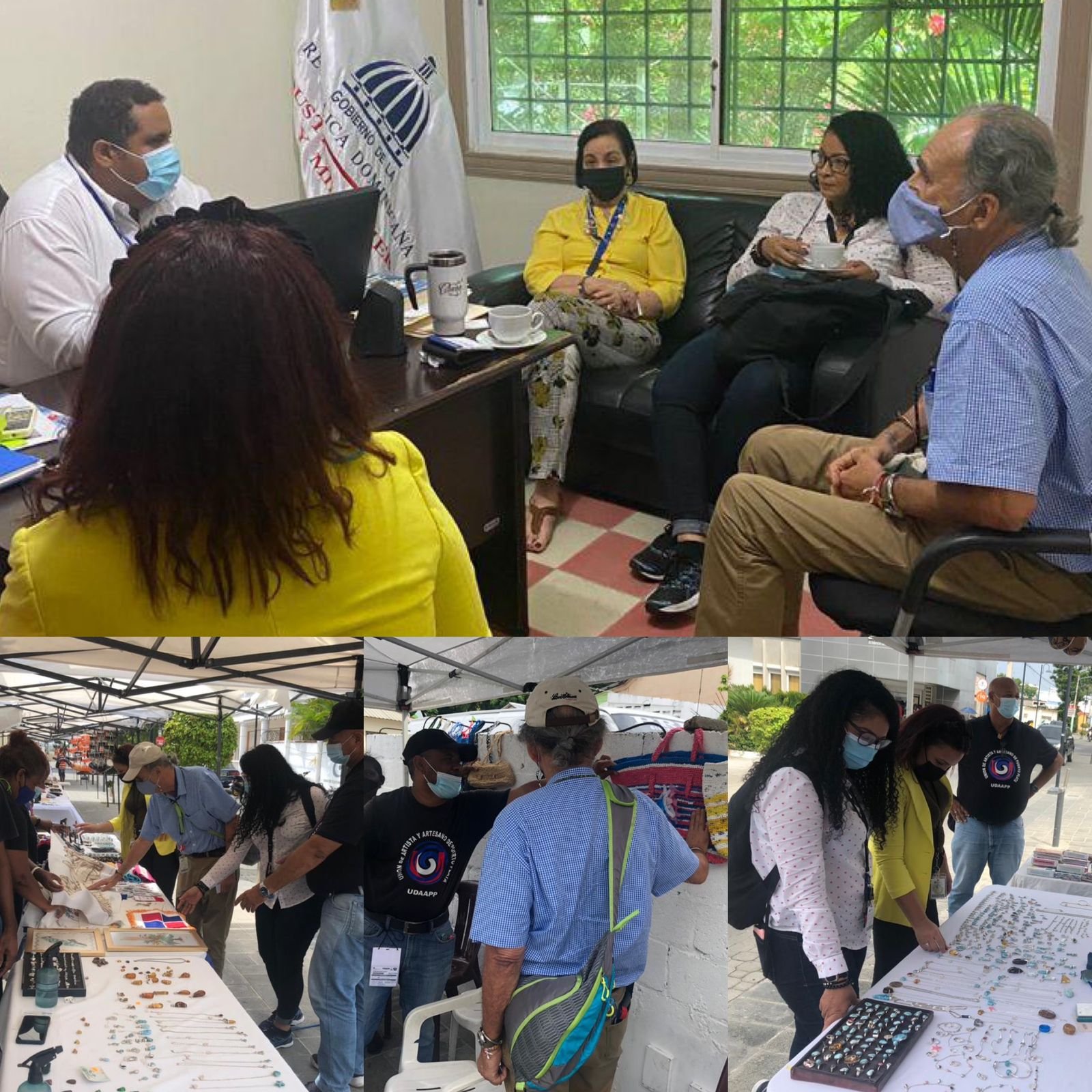 Coordinan trabajos en beneficio de Artesanos de Puerto Plata