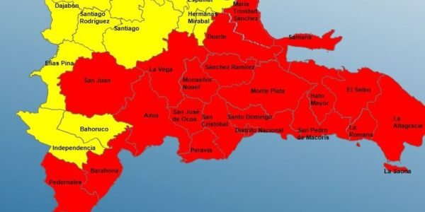 El COE aumenta a 20 las provincias en alerta roja, mientras que 11 se mantienen bajo alerta amarilla