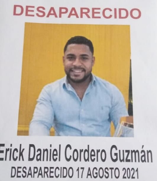 Policía Nacional continúa búsqueda de dos jóvenes y un comerciante que se encuentran desaparecidos
