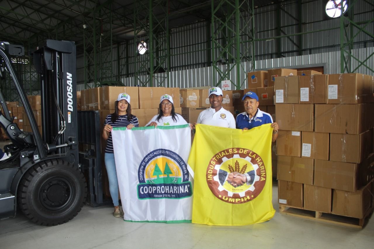 Umpih y Cooproharina se solidarizan con Haití y donan panes y medicamentos