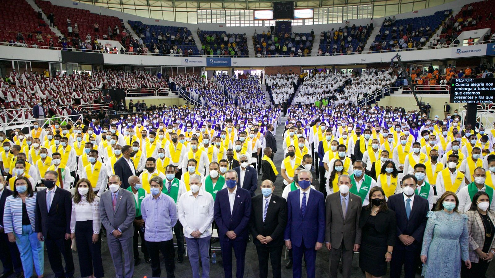Abinader encabeza graduación de más de 151 mil técnicos y maestros del INFOTEP