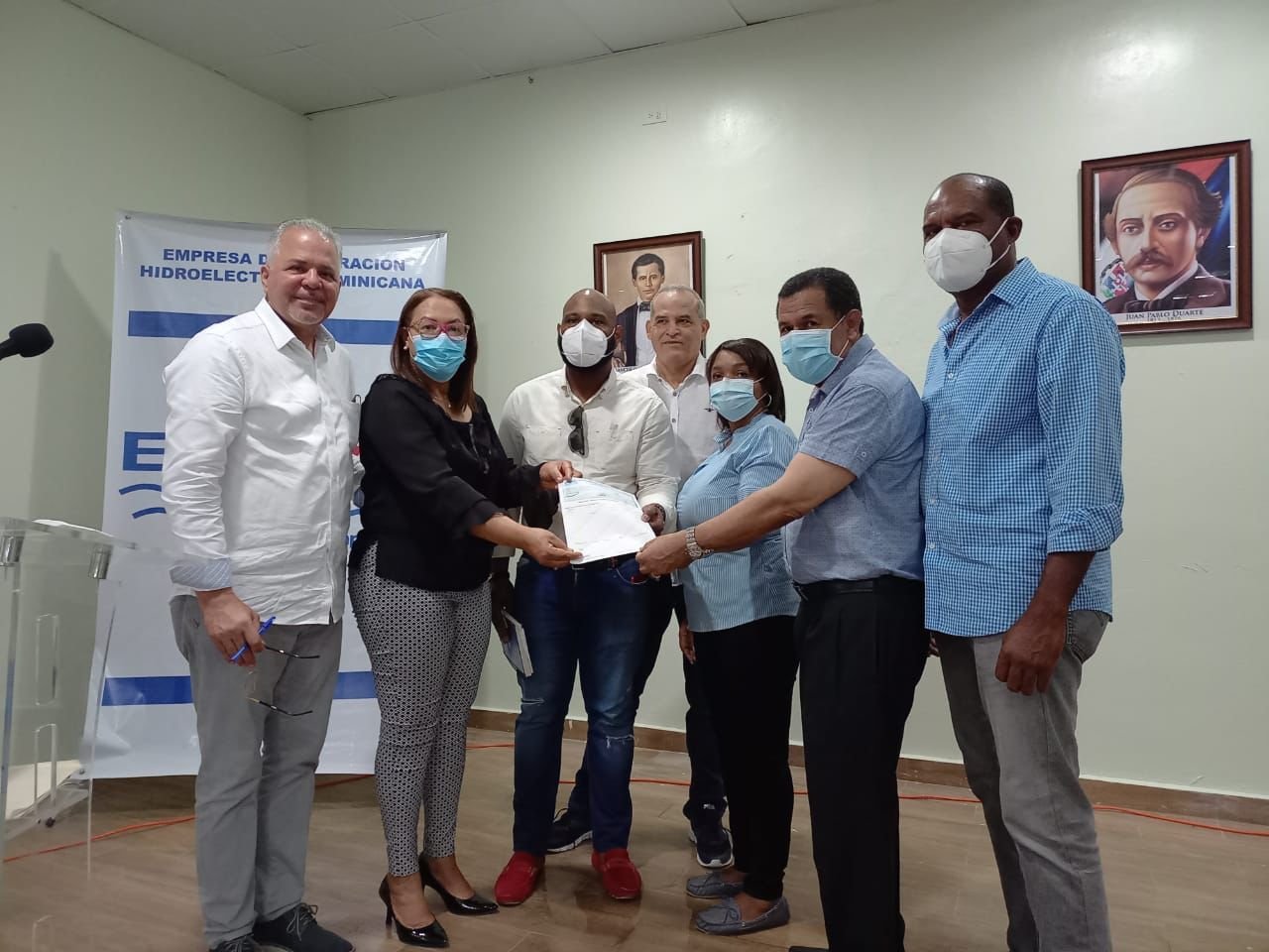EGEHID entrega RD$ 32 millones para inicio de obras en San Juan, Azua, Independencia y Pedernales