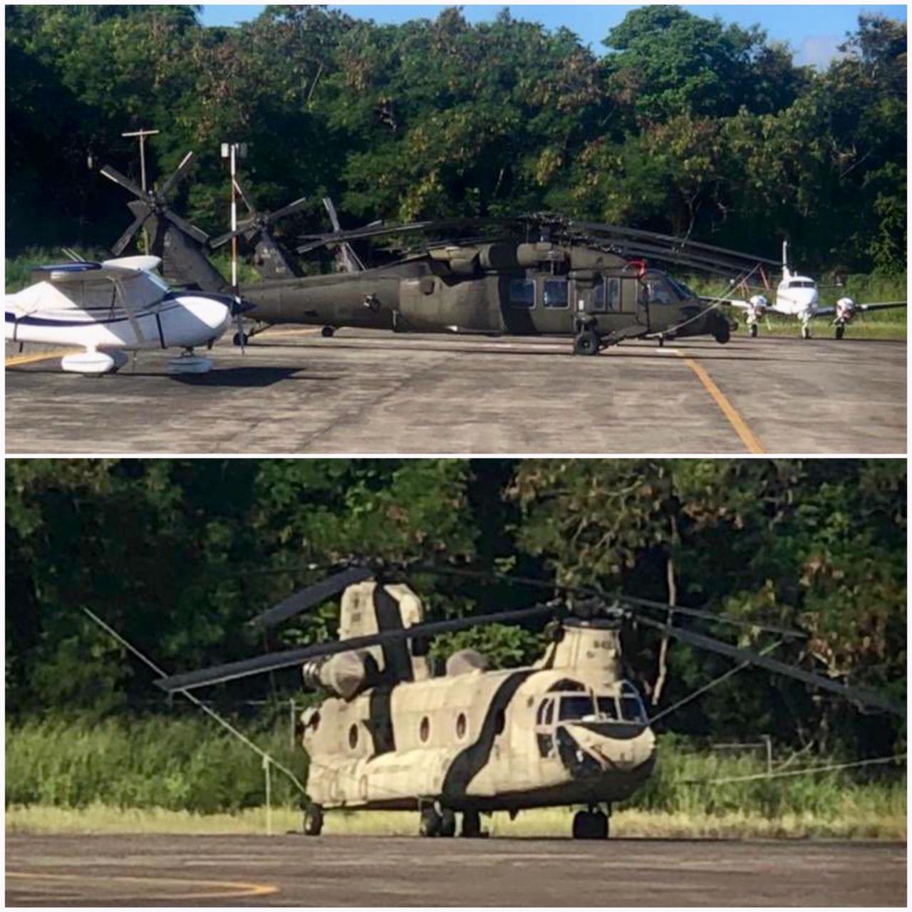 Ministerio de Defensa aclara es de rutina presencia de helicópteros norteamericanos en Puerto Plata