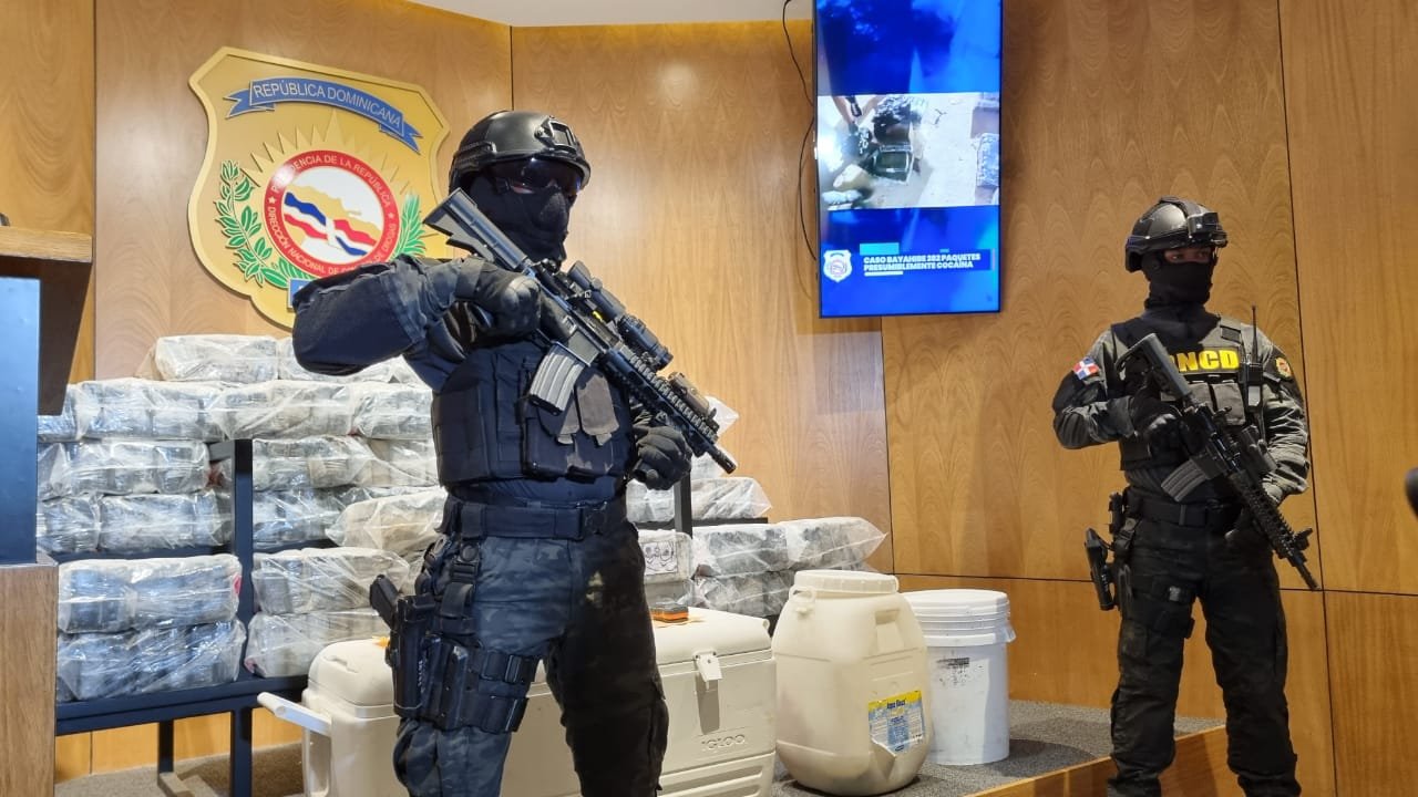 Autoridades dominicanas superan las 25 toneladas de drogas incautadas en el 2021