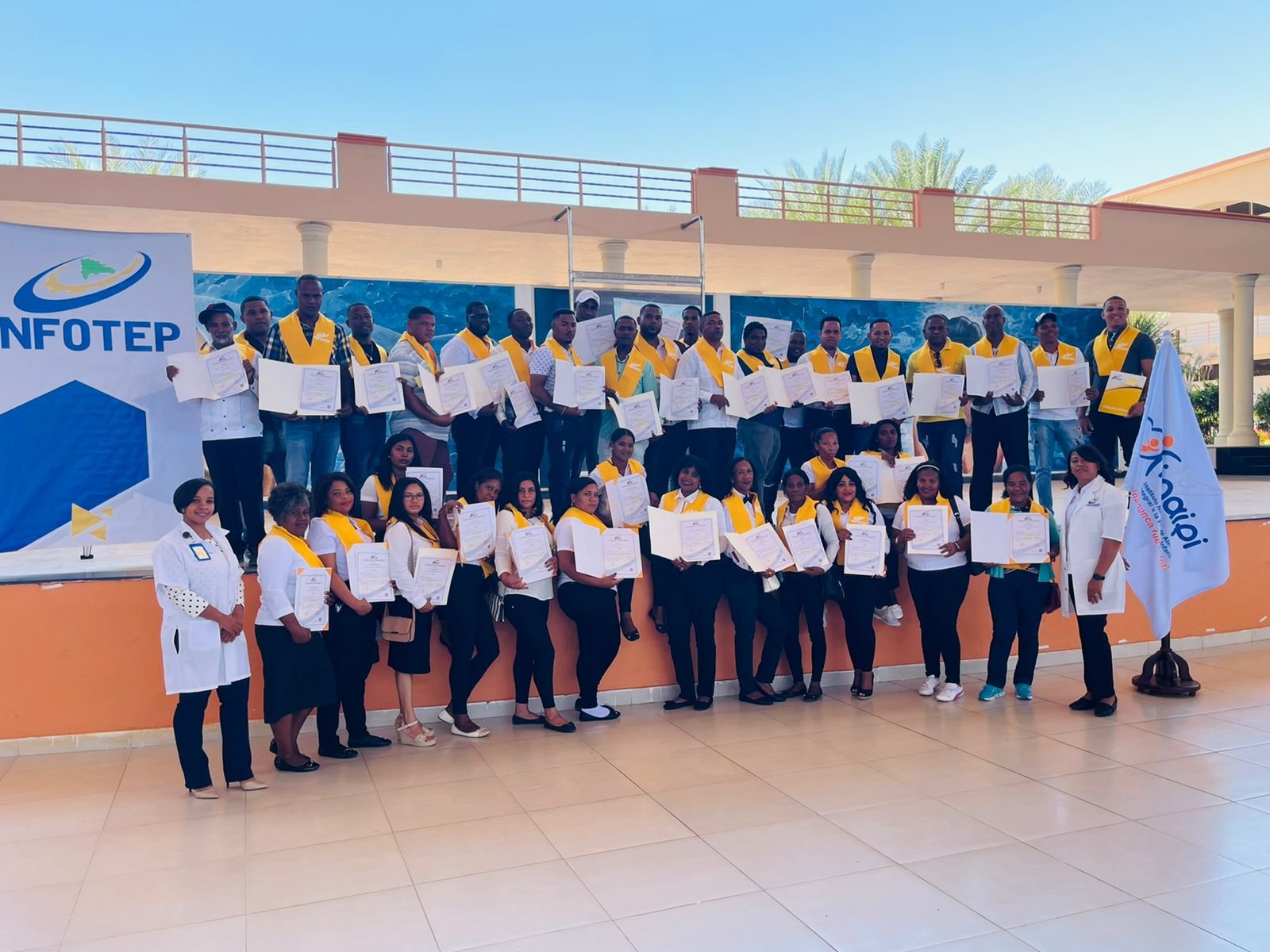 INFOTEP e Inaipi certifican a 567 personas de todo el país para la atención a menores de cinco años