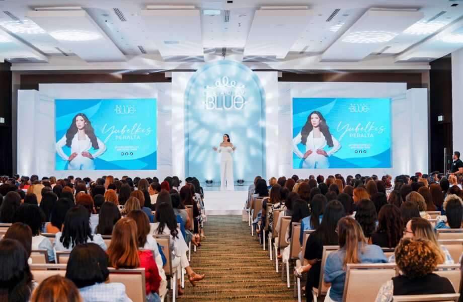 Yubelkis Peralta en su evento. (FUENTE EXTERNA)
