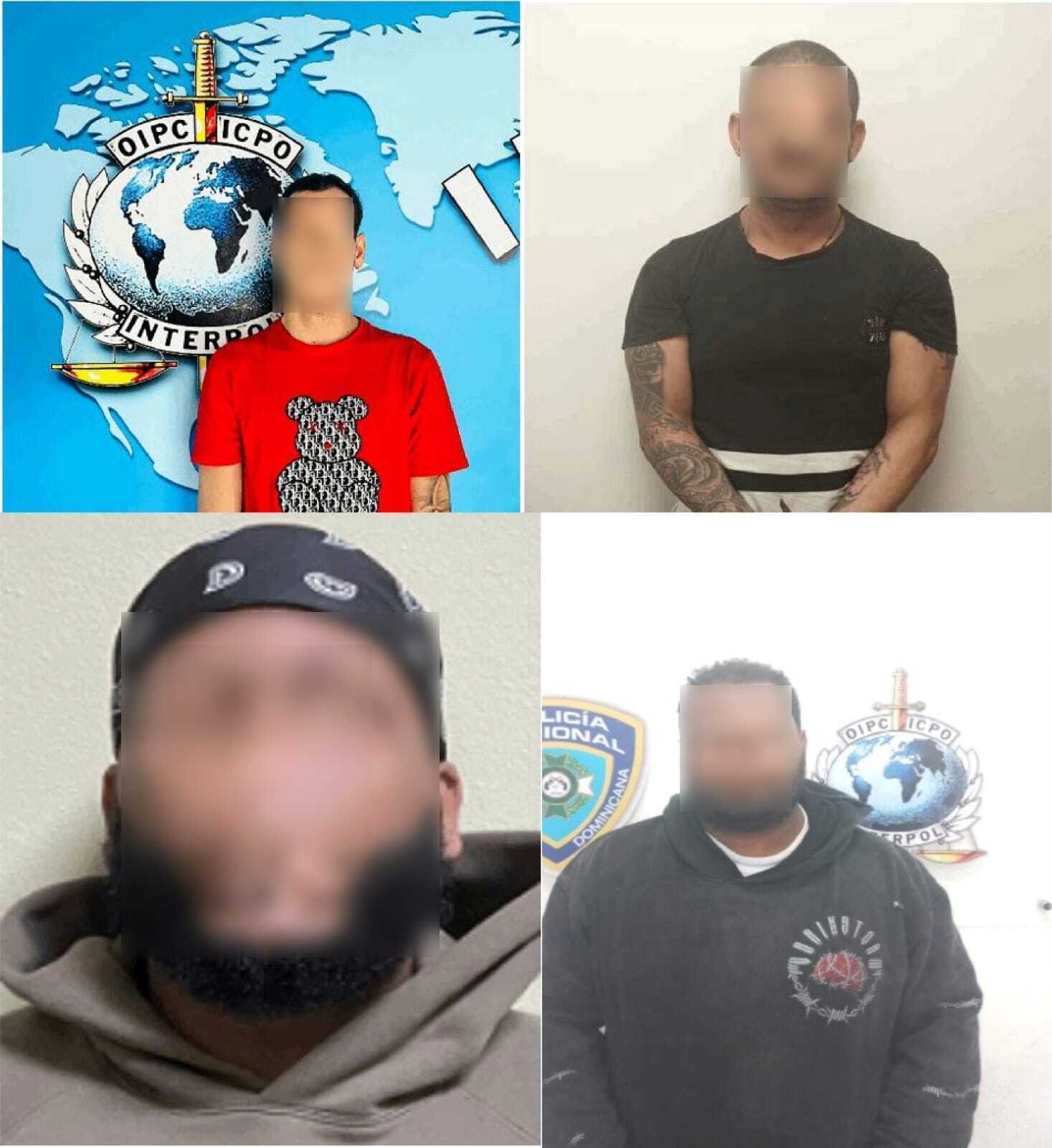 INTERPOL Santo Domingo captura a cuatro personas requeridas por la justicia nacional e internacional