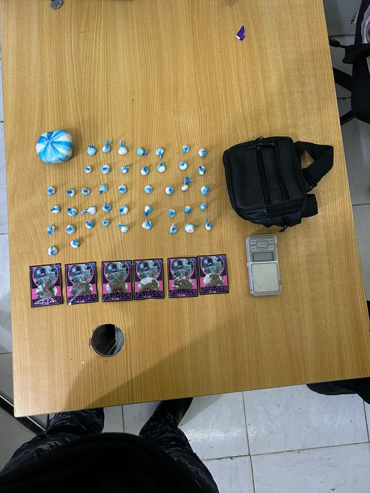 Droga incautada durante operativos en San Juan. (Foto: Cristian Mateo Carela).