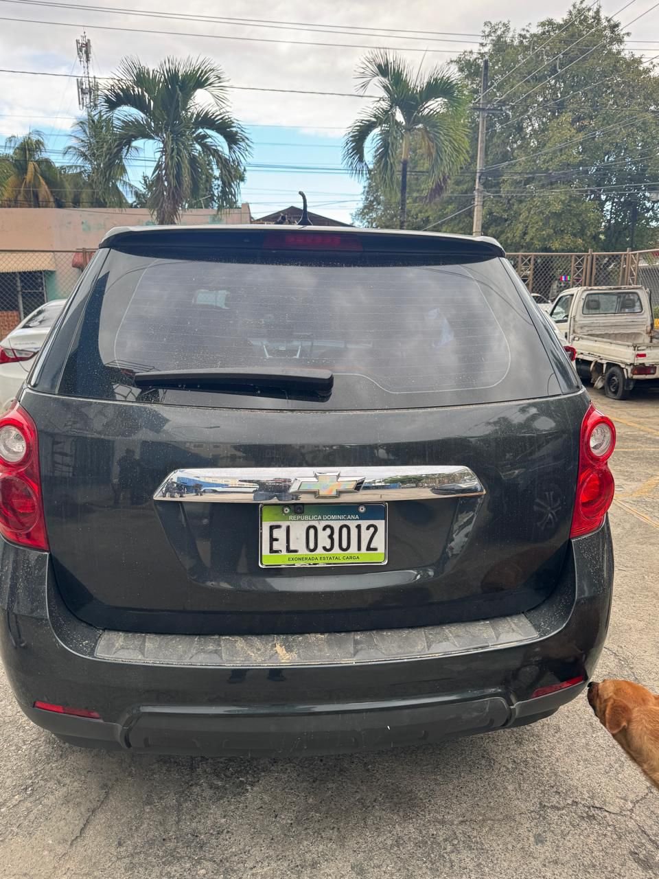 Yipeta ocupada en La Vega (Foto: Dintel)