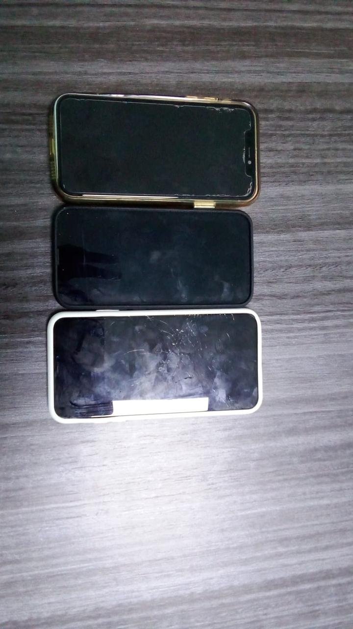 Celulares recuperados en Sabana Perdida (Foto Policía Nacional) (2) Celulares recuperados en Sabana Perdida (Foto: Policía Nacional)