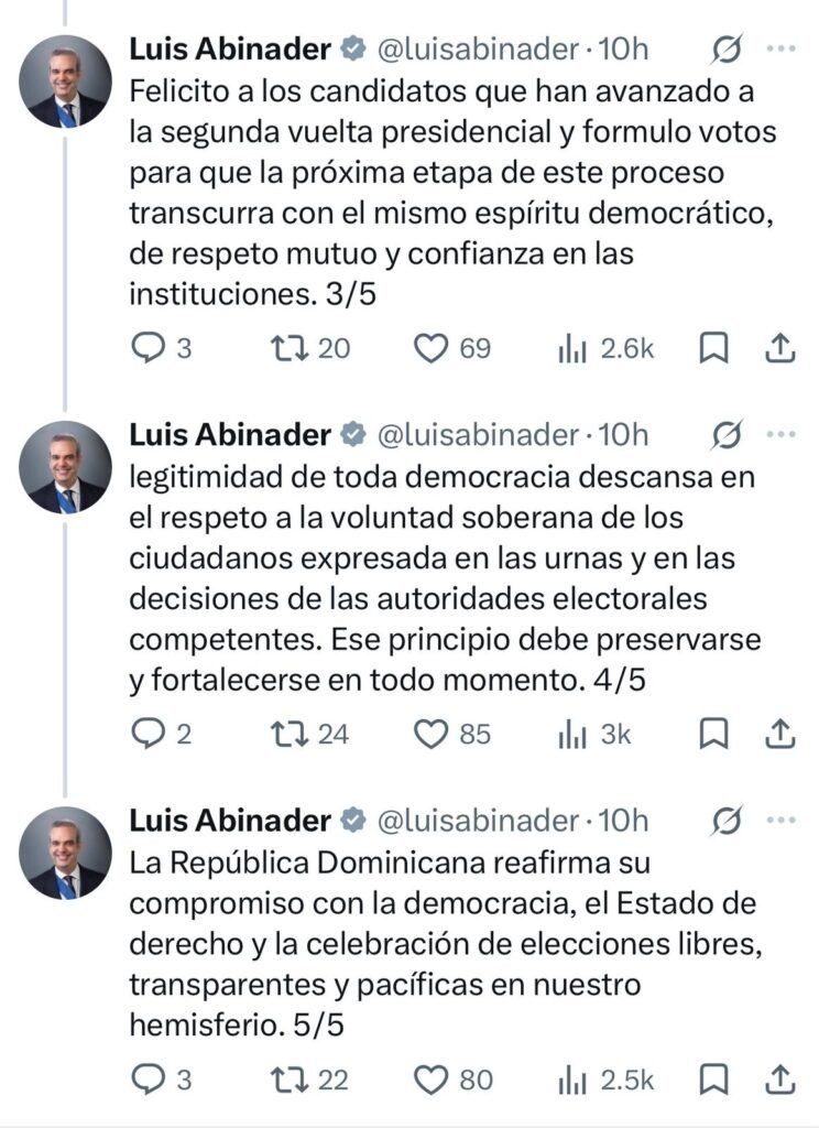 Presidente Abinader felicita a Colombia por su jornada electoral y reafirma el compromiso democrático de la región | 3 | Presidente Abinader felicita a Colombia por su jornada electoral y reafirma el compromiso democrático de la región - Noticias de hoy en República Dominicana | De Último Minuto