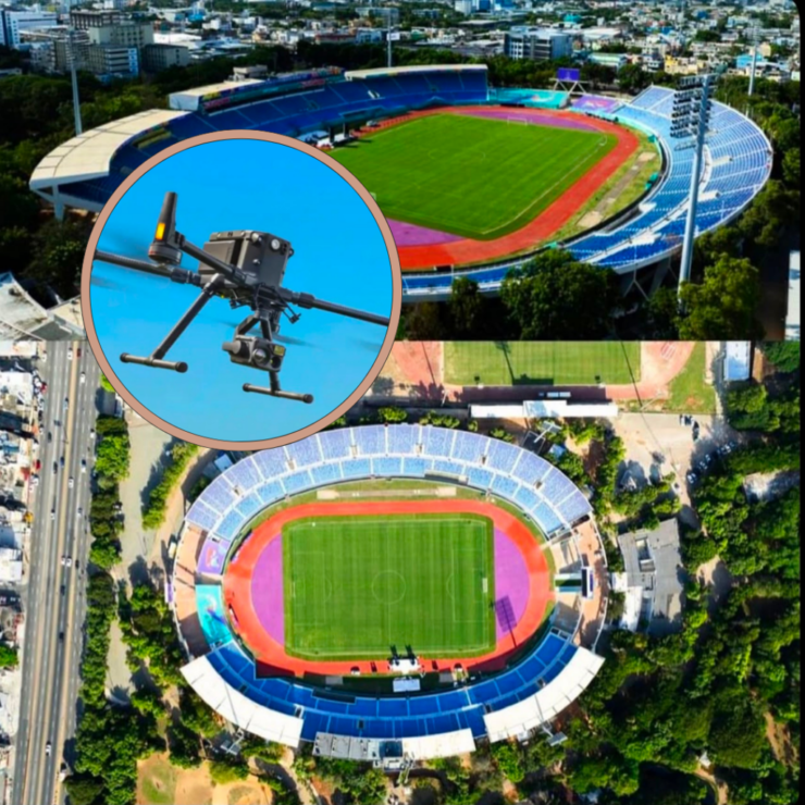 IDAC prohíbe uso de drones no autorizados en instalaciones de los Juegos Centroamericanos y del Caribe